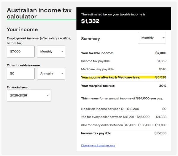 After Tax Calculator