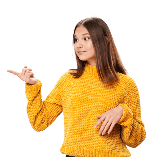 Female Pointing