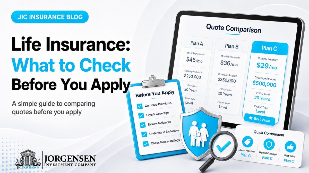 Life Insurance: What to Check Before You Apply