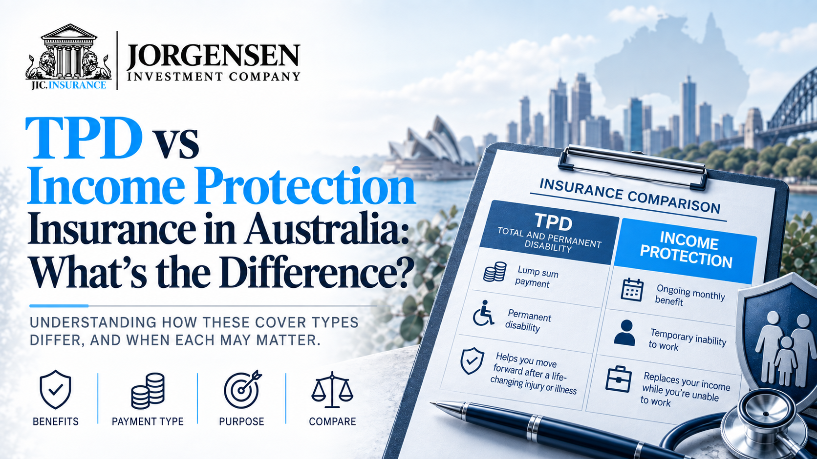 TPD vs Income Protection Insurance | JIC Insurance